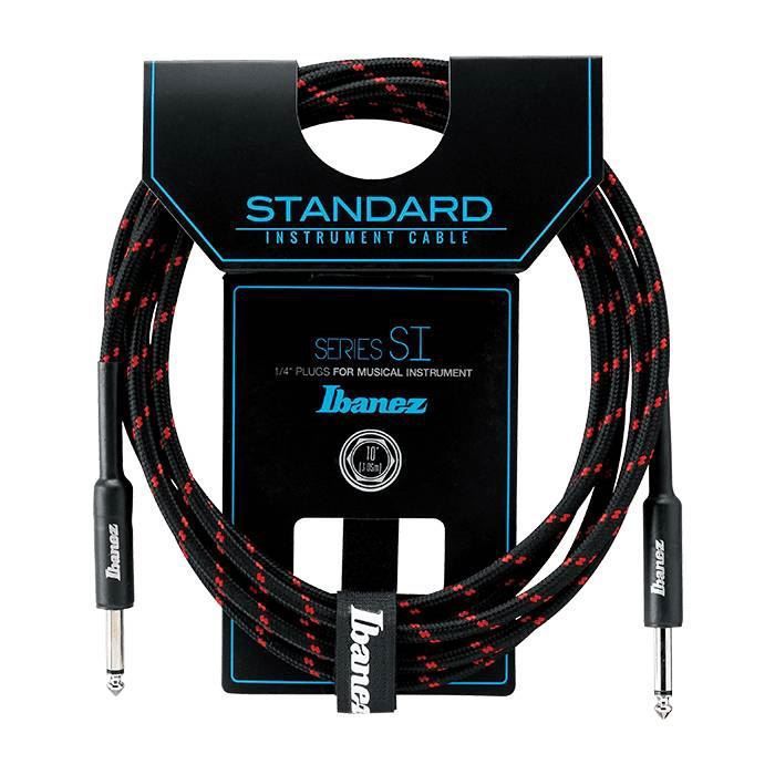 Ibanez SI10 BW 10ft Guitar Cable in Black Wine
