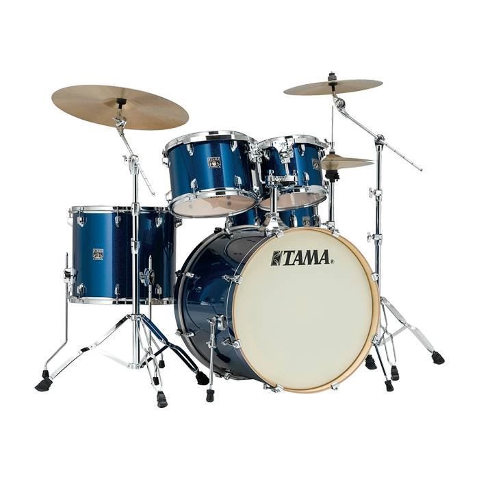 Tama CK52KS ISP Superstar Classic Maple 5 Piece Drumkit in Indigo Sparkle Wrap