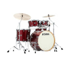 Tama CK52KS DRP Superstar Classic Maple 5 Piece Drumkit in Dark Red Sparkle Wrap