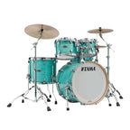 Tama Starclassic Walnut/Birch 22" 3 Piece Drum Kit Shell Pack - 22/12/16 - Surf Green Silk