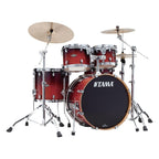 Tama Starclassic Performer 4-piece 22 Inch Shell Pack Drum Kit in Dark Cherry Fade