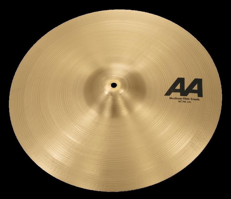 Sabian 21807 AA 18 Inch Medium-Thin Crash Cymbal