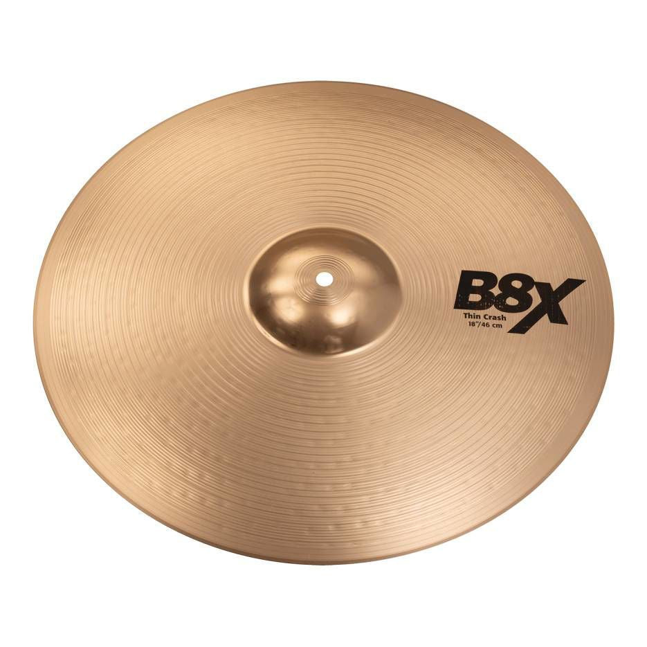 Sabian 41806X B8X 18 Inch Thin Crash Cymbal