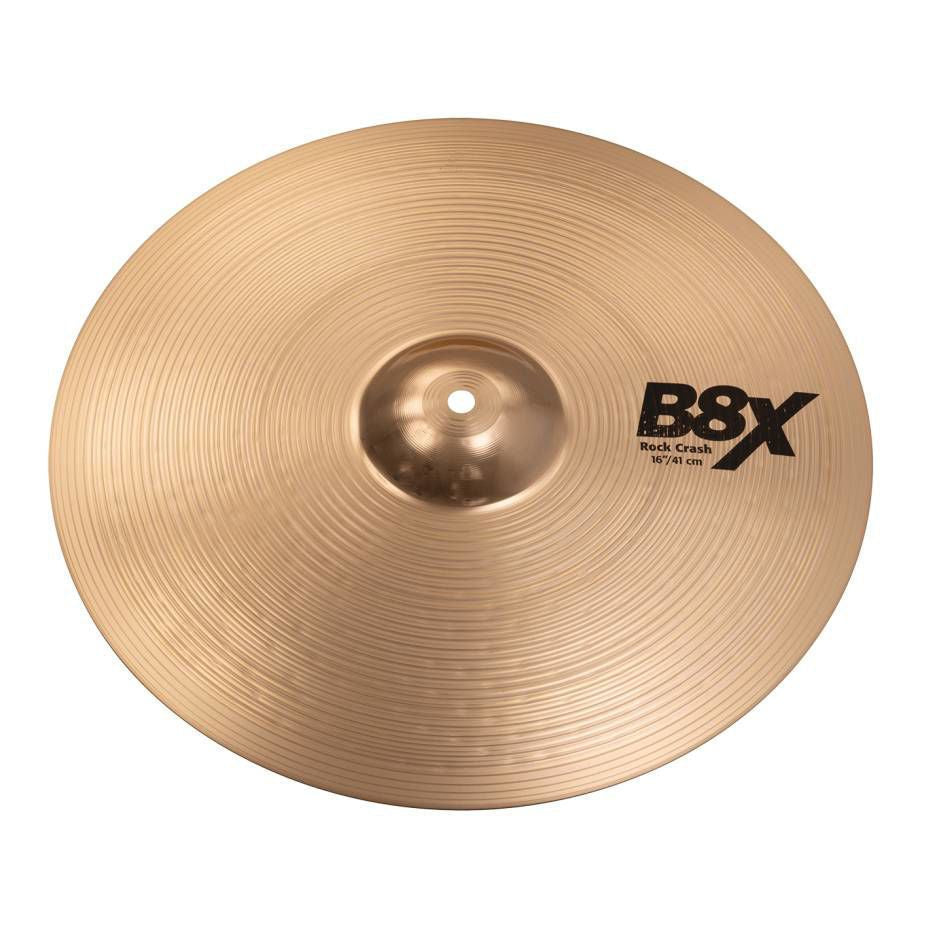 Sabian 41609X B8X 16 Inch Rock Crash Cymbal