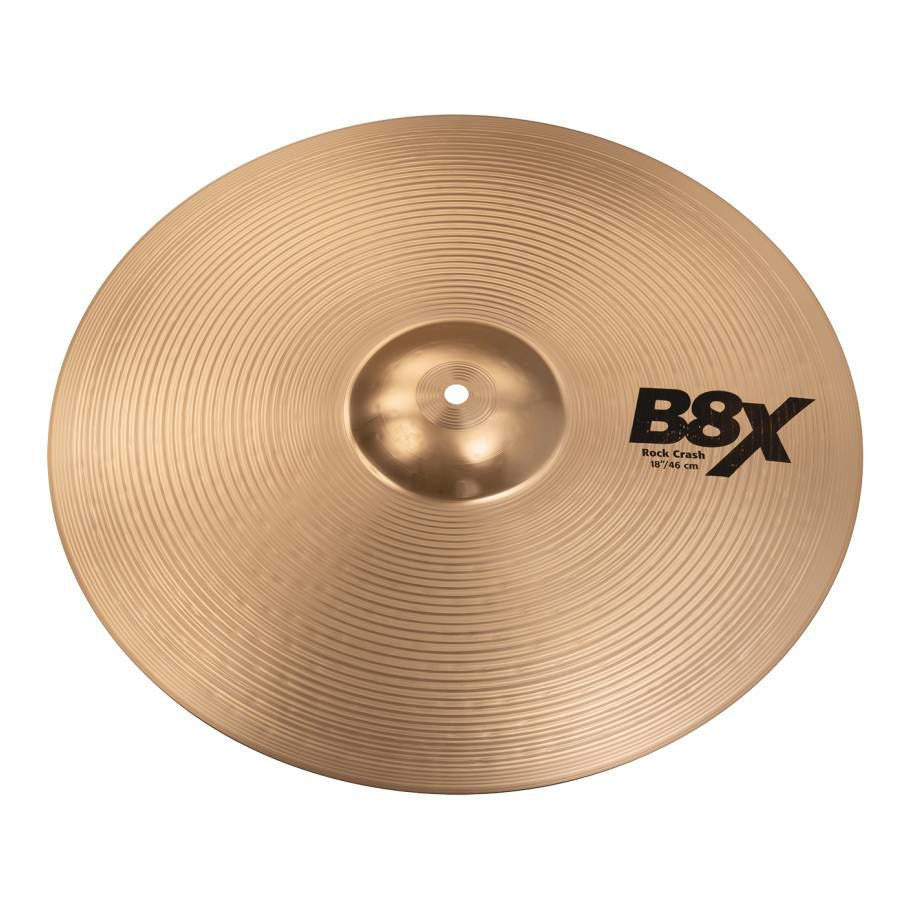 Sabian 41809X B8X 18 Inch Rock Crash Cymbal