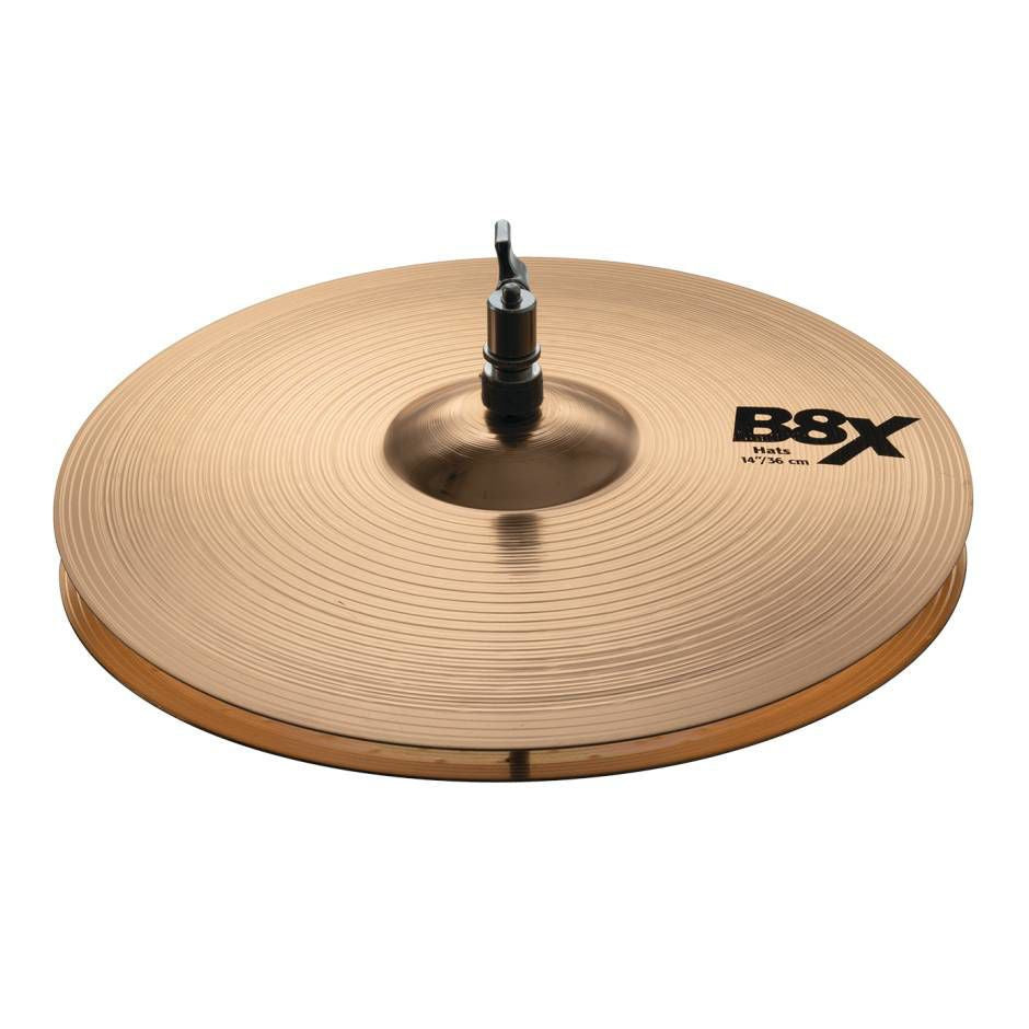 Sabian 41402X B8X 14 Inch Hi Hats Cymbals