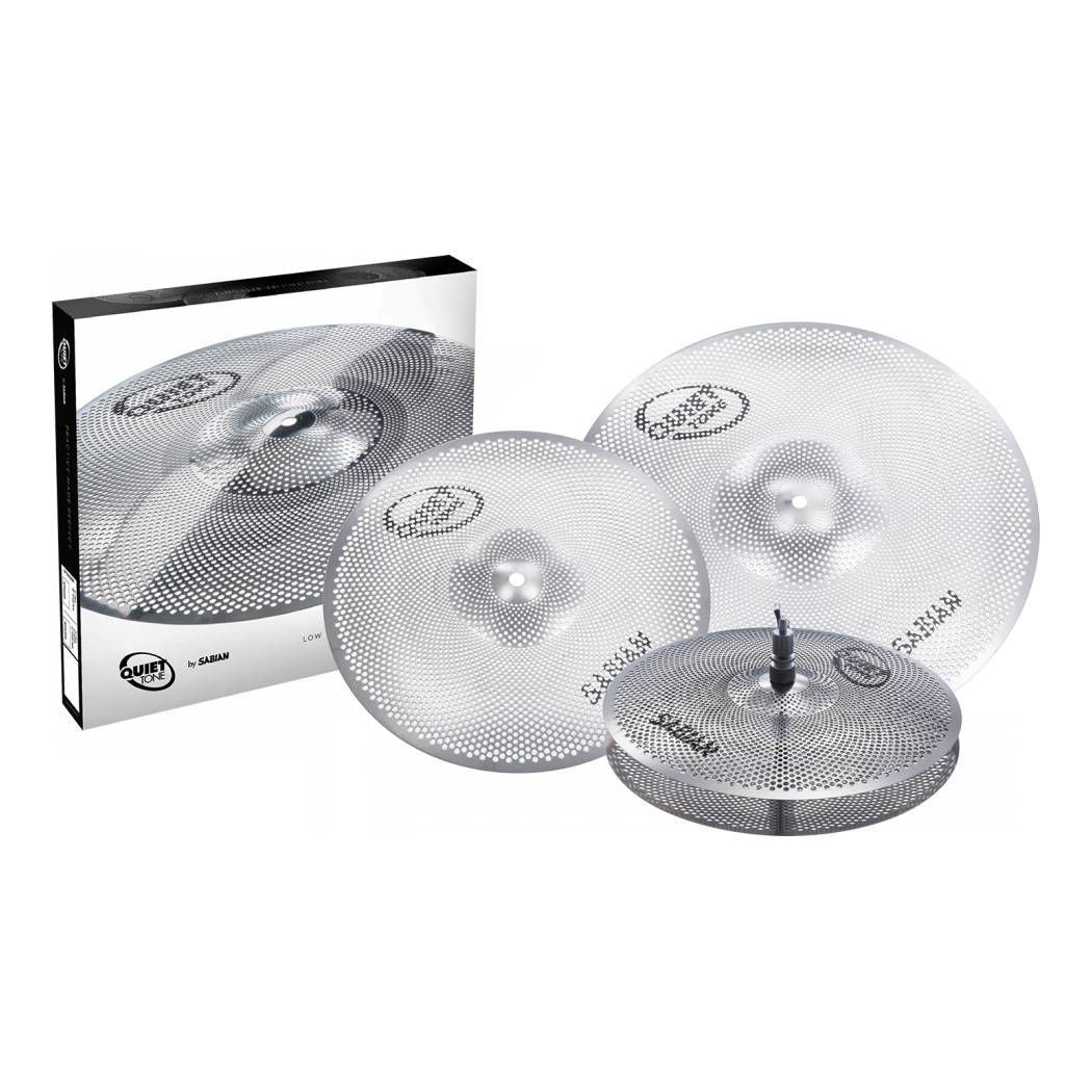 Sabian QTPC502 Quiet Tone Practice Cymbals Set Pack (13/14/18)