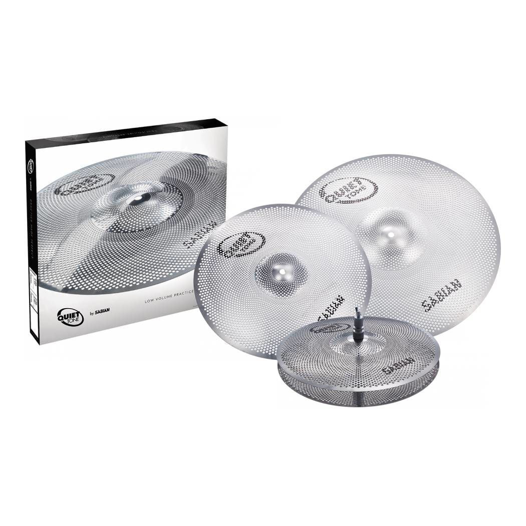 Sabian QTPC503 Quiet Tone Practice Cymbals Set Pack (14/16/20)