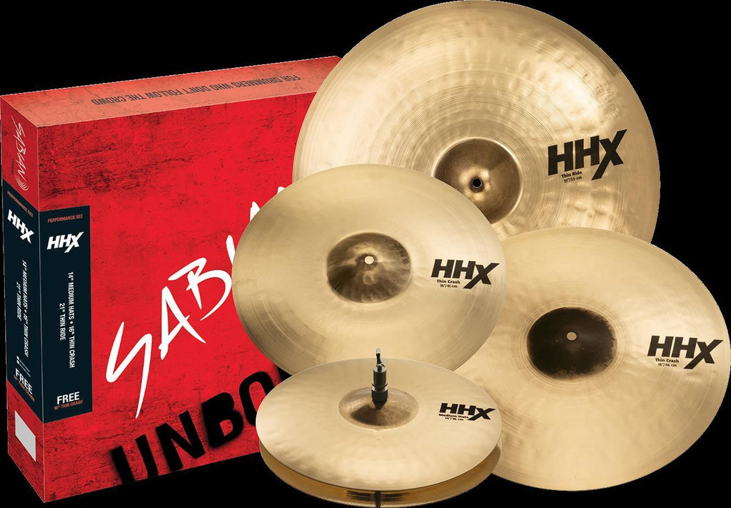 Sabian HHX Performance Cymbal Set - Brilliant Finish