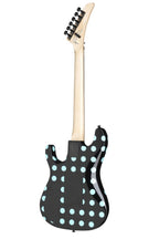 Kramer Nightswan Electric Guitar - Black/Blue Polka Dot