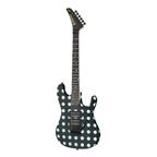 Kramer Nightswan Electric Guitar - Black/Blue Polka Dot