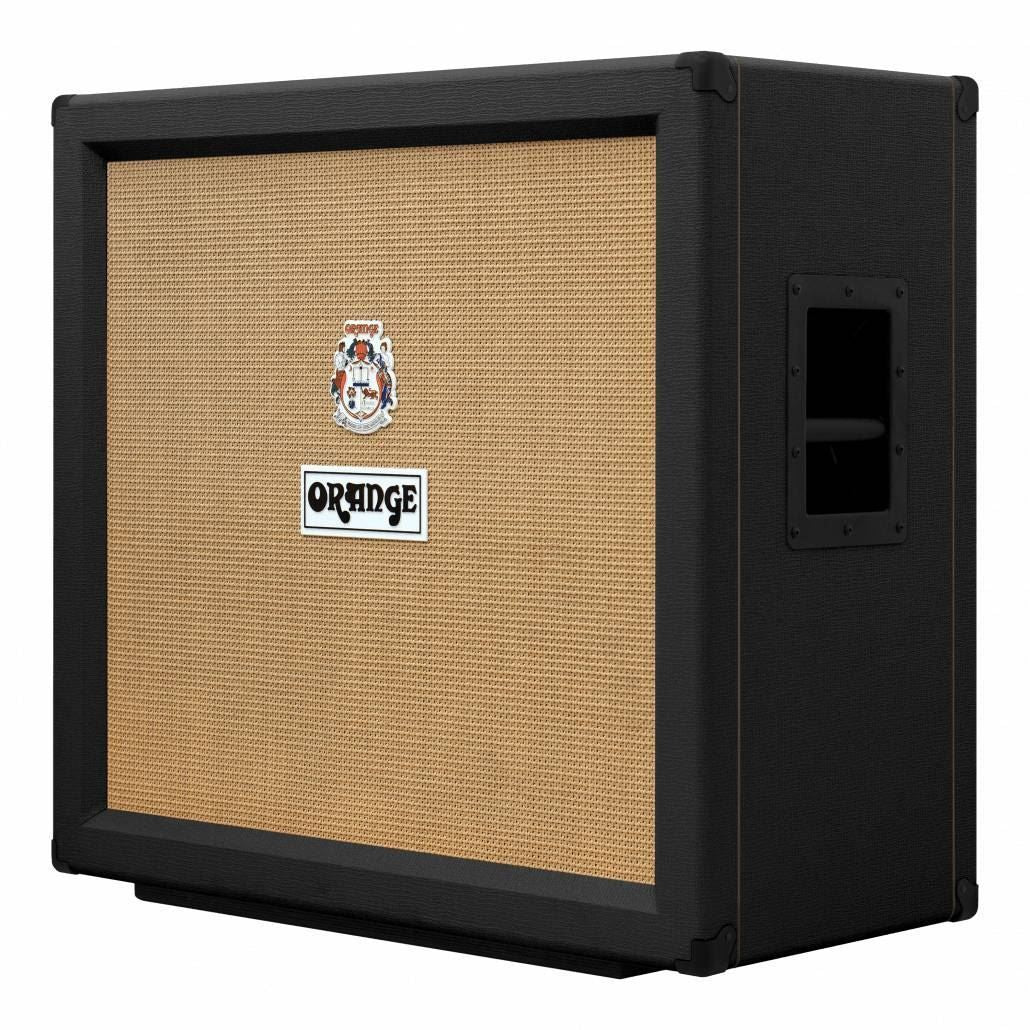 Orange PPC412 BK 4x12in Straight Cab in Black