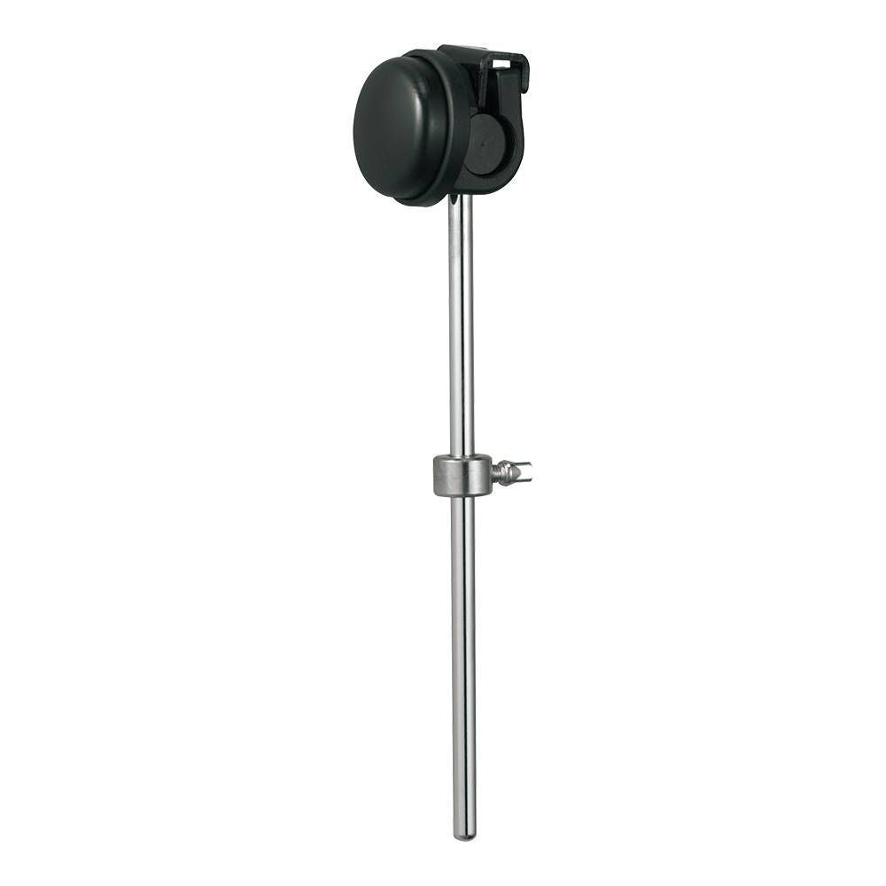 Tama CB90R Iron Cobra rubber bass drum pedal beater showing a black rubber head and metal shaft.