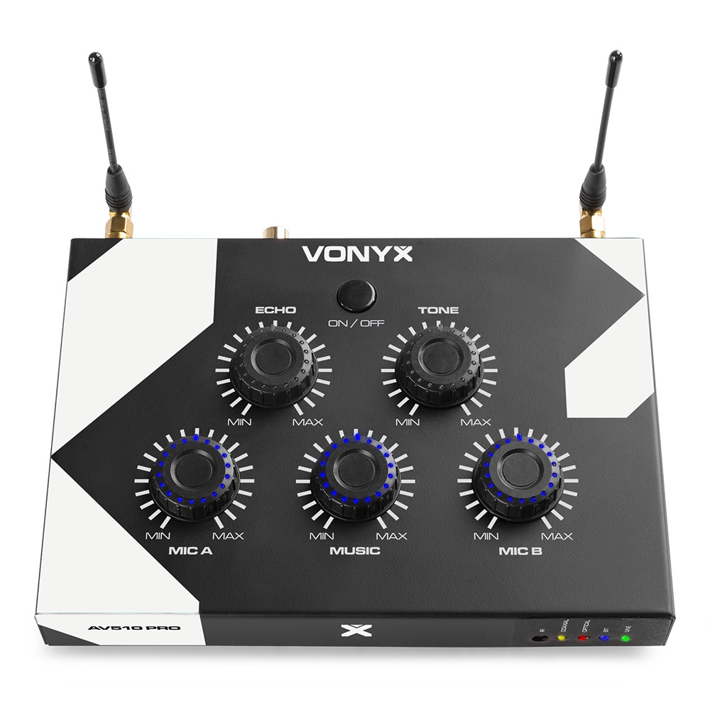 Vonyx AV510 Wireless Karaoke Microphone Set