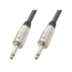 Power Dynamics 177337 5m 1/4" TS Jack to 1/4" TS Jack speaker cable with dual 1.5mm cores for PA and audio connections.