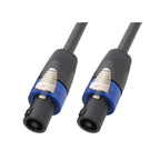 Power Dynamics 177590 5.0m NL2 to NL2 Speakon speaker cable with dual 2.5mm cores for PA and audio setups.
