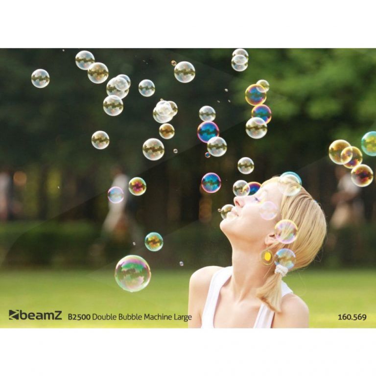 Beamz B2500 Professional Double Bubble Machine