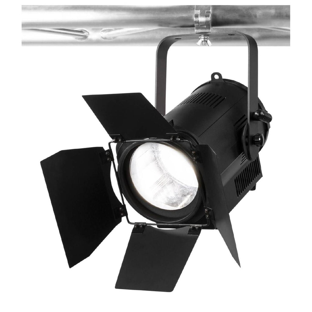 Beamz LED Fresnel 100W COB (3200K) Motorized Zoom 25¬∞ to 65¬∞
