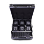 Chauvet Freedom Flex H4 IP X6 Pack Includes 6x H4IP 6x Batteries Charging Case and IRC-6 Remote