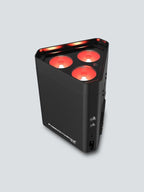 Chauvet Freedom Wedge Quad 4 x 6 Watt Quad (RGBA) LEDs, Wireless DMX, Battery Operated