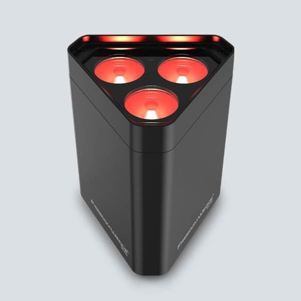 Chauvet Freedom Wedge Quad 4 x 6 Watt Quad (RGBA) LEDs, Wireless DMX, Battery Operated