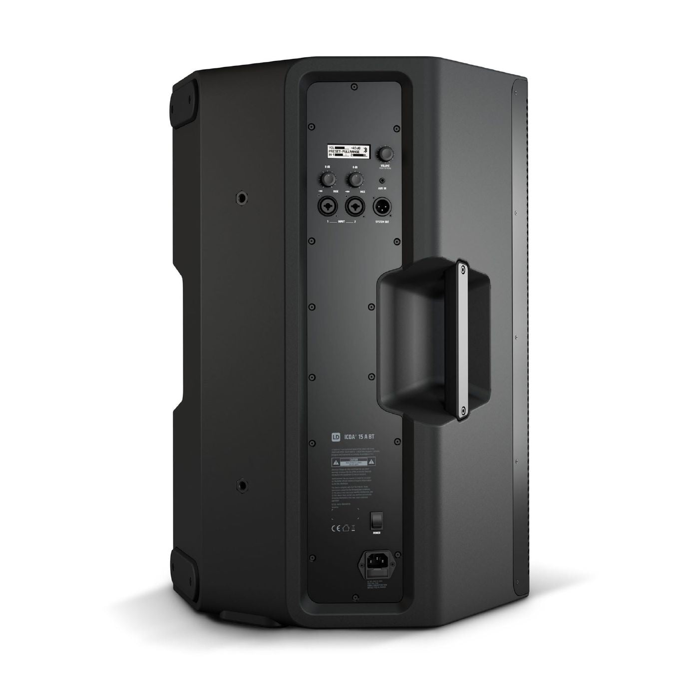 LD Systems ICOA15ABT 15in Powered PA Speaker with Bluetooth Streaming