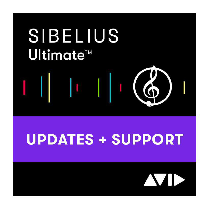 Avid Sibelius Ultimate 1-Year Software Updates and Support Plan New