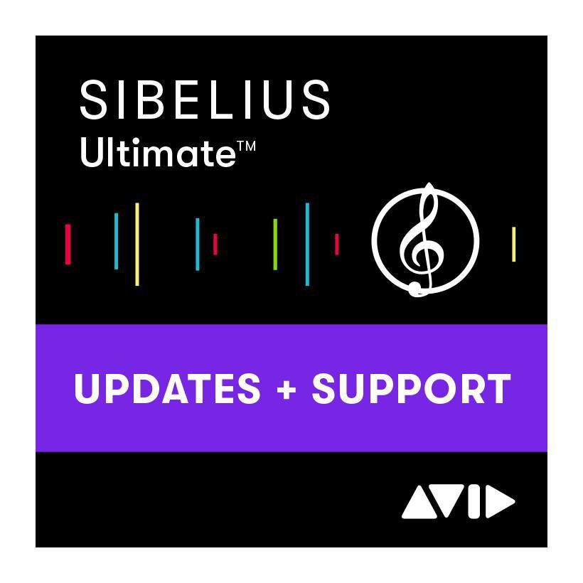 Avid Sibelius Ultimate 1-Year Software Updates and Support Plan New