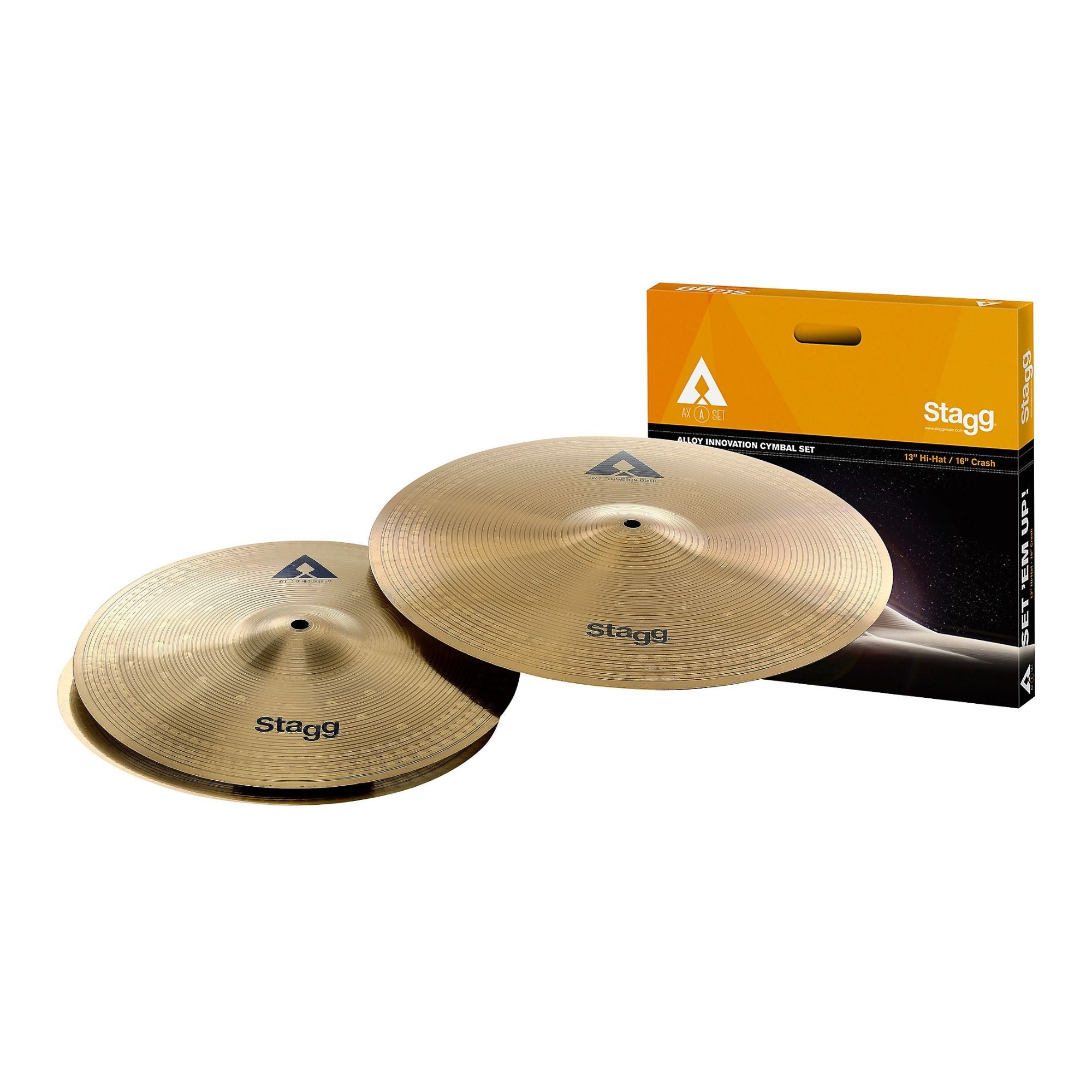 Stagg Copper-Steel Alloy Innovation Cymbal Set