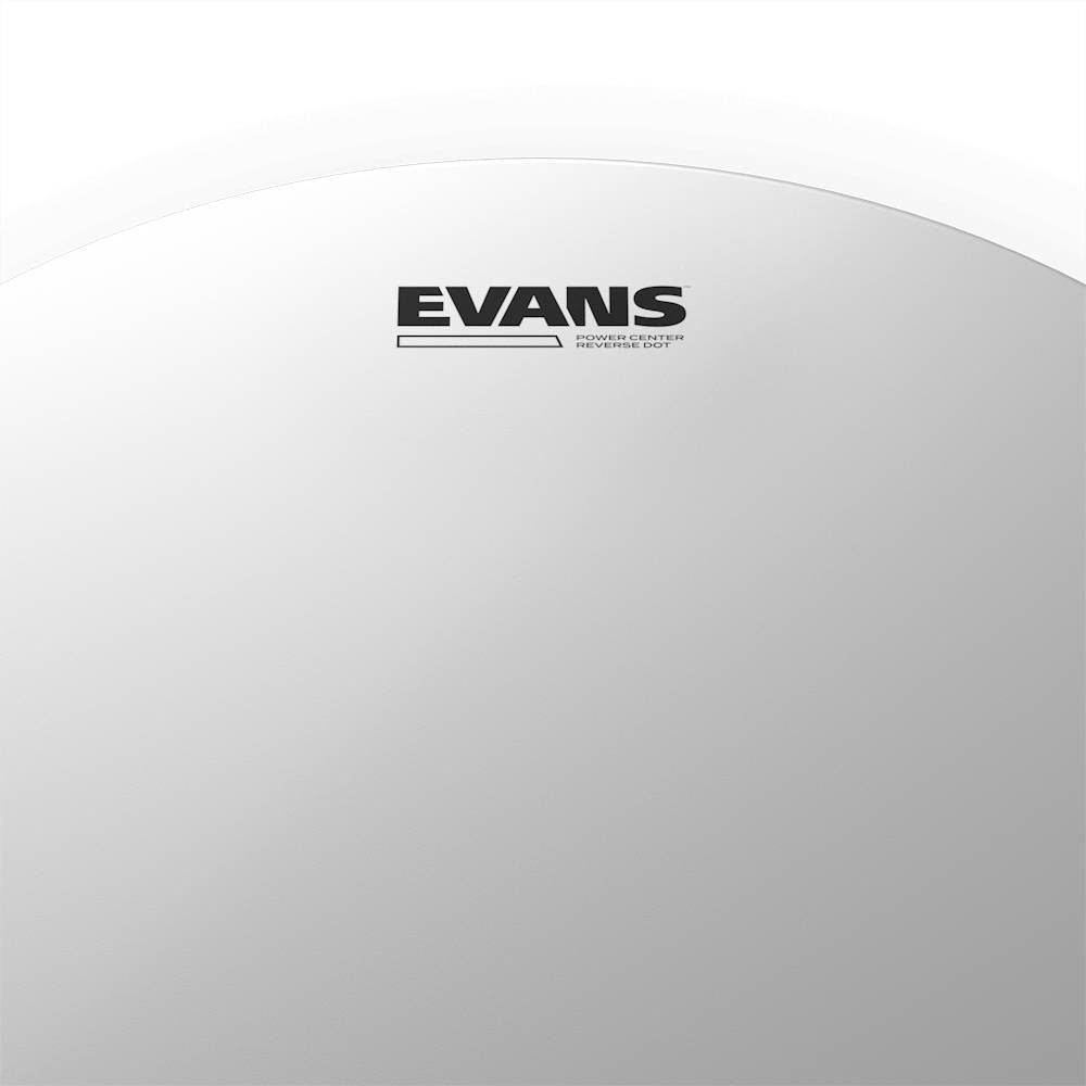 Evans 14 Inch Power Center Reverse Dot Coated Drum Head