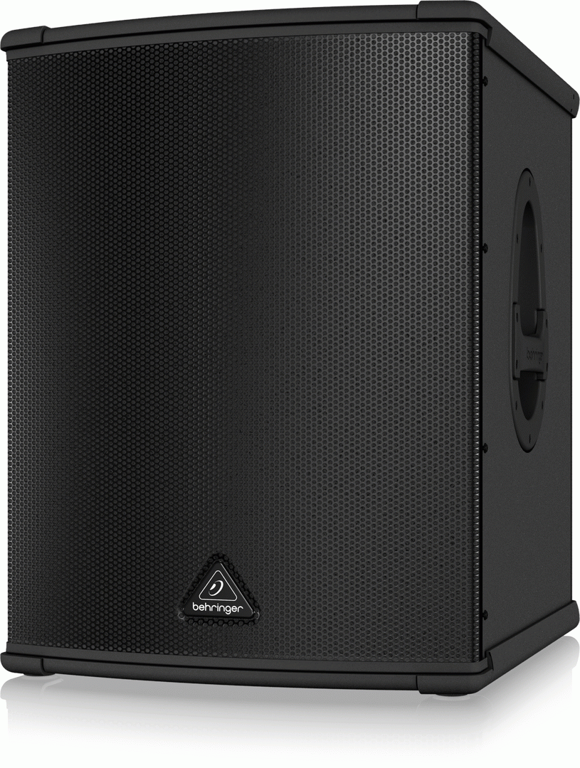 Behringer Eurolive B1500XP powered subwoofer speaker front view