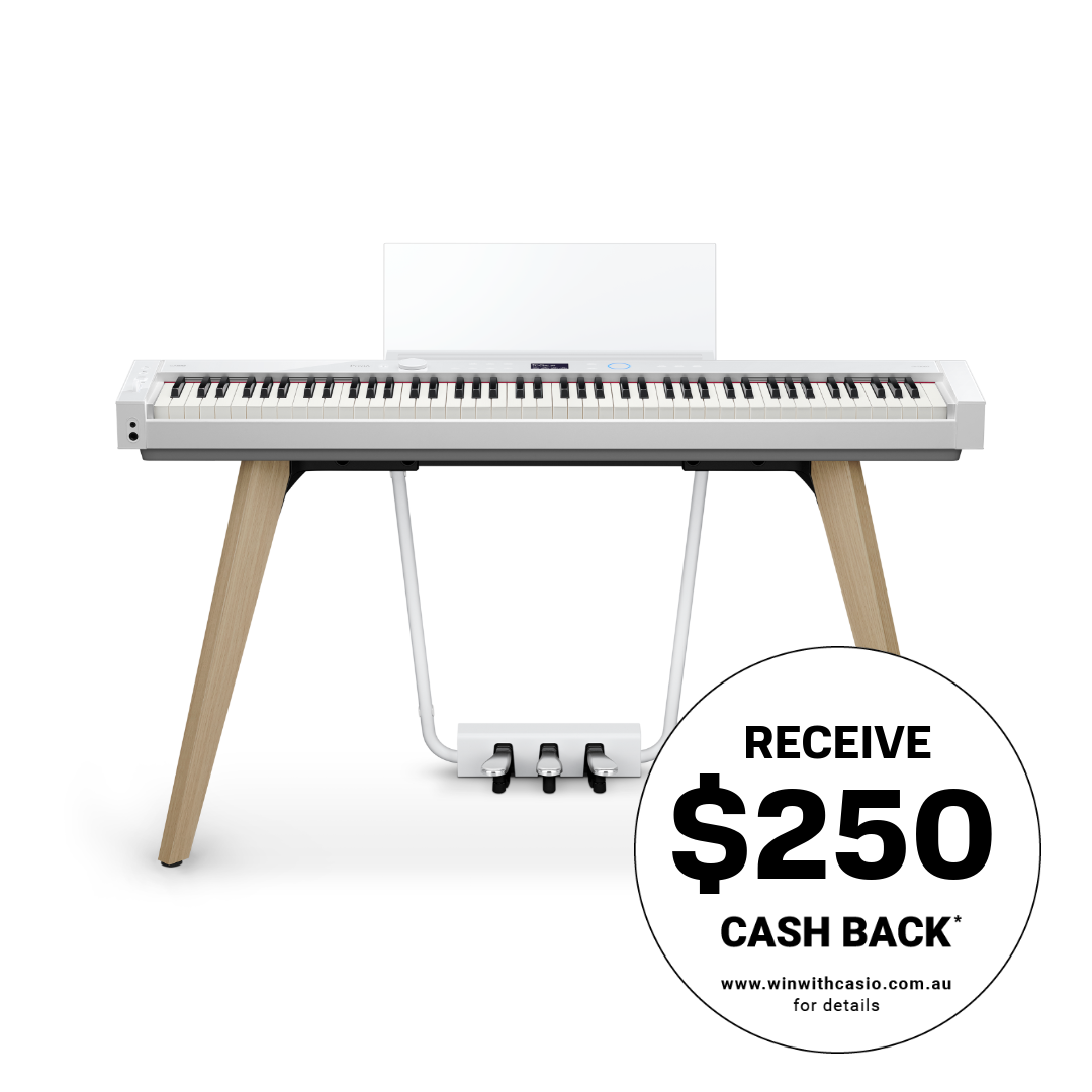 Casio Privia PX-S7000 Portable Digitial Piano & Stand - White