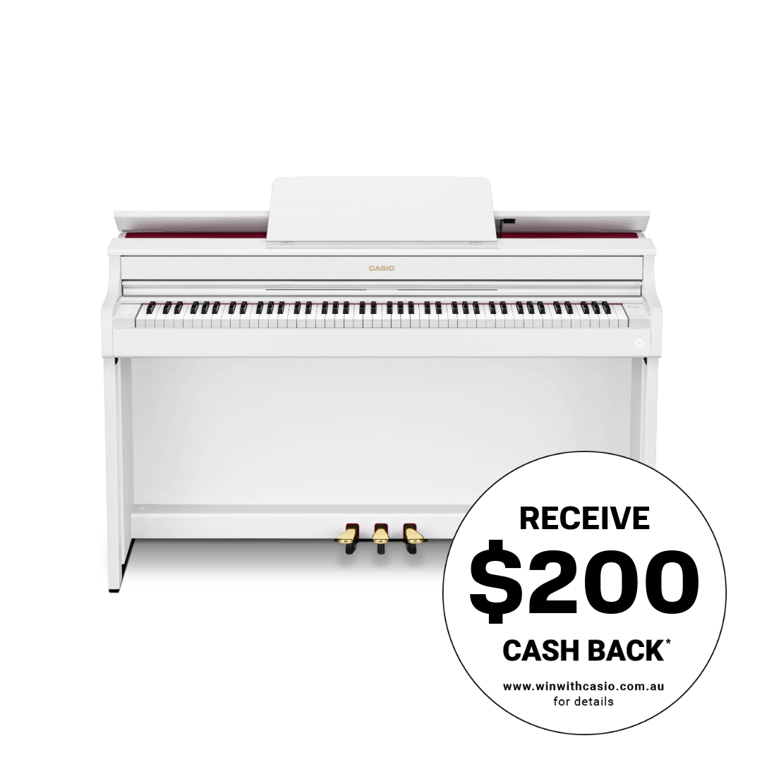 Casio AP300WE 88 Key Digital Piano White