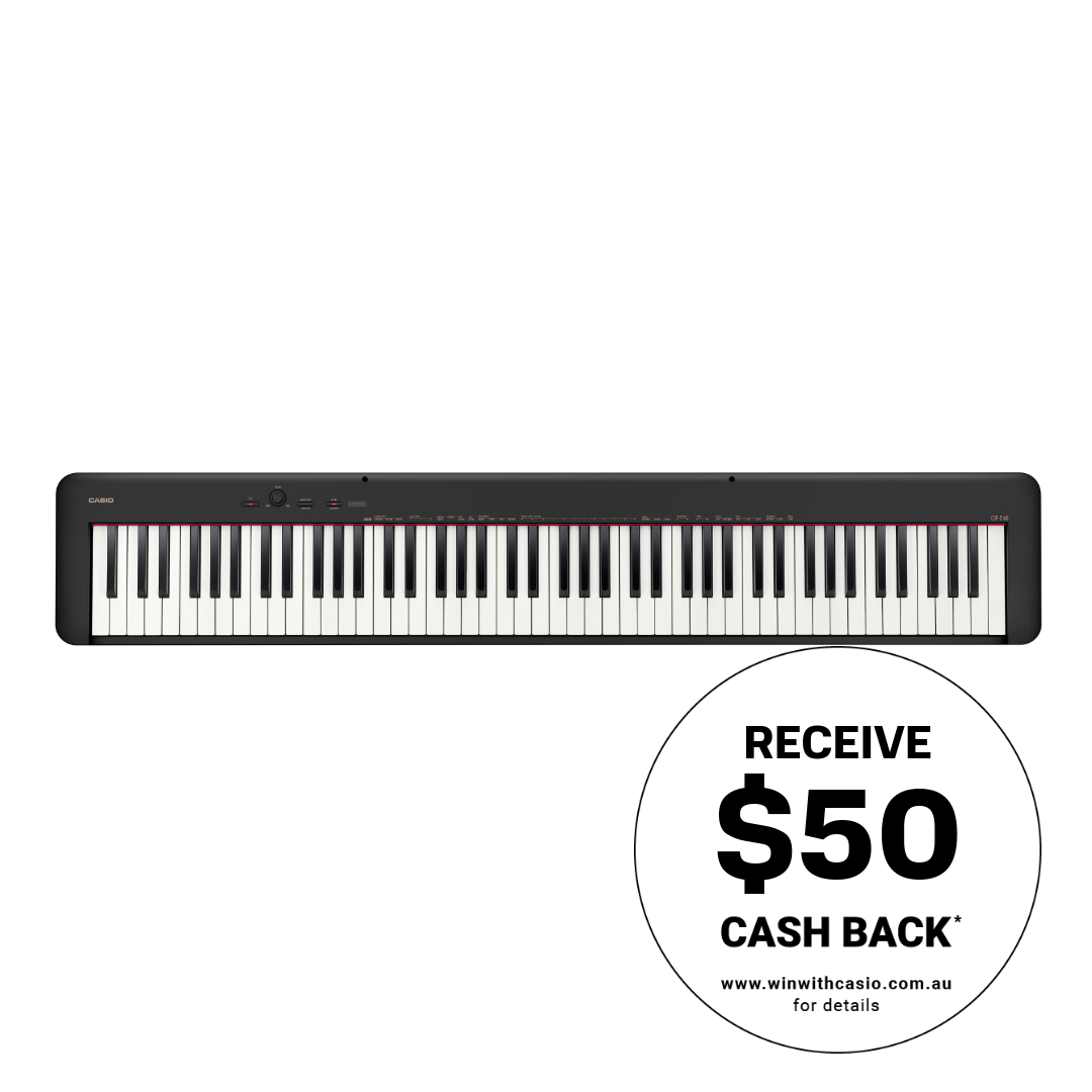 Casio CDP-S160 Compact Digital Piano - Black
