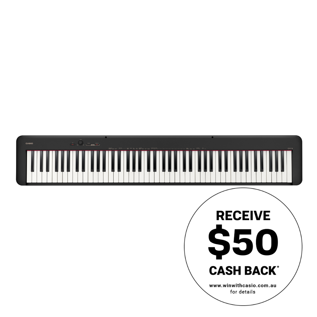 Casio CDP-S110 88-Key Compact Digital Piano in Black