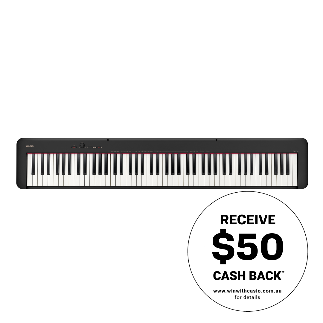Casio CDP-S110 88-Key Compact Digital Piano in Black