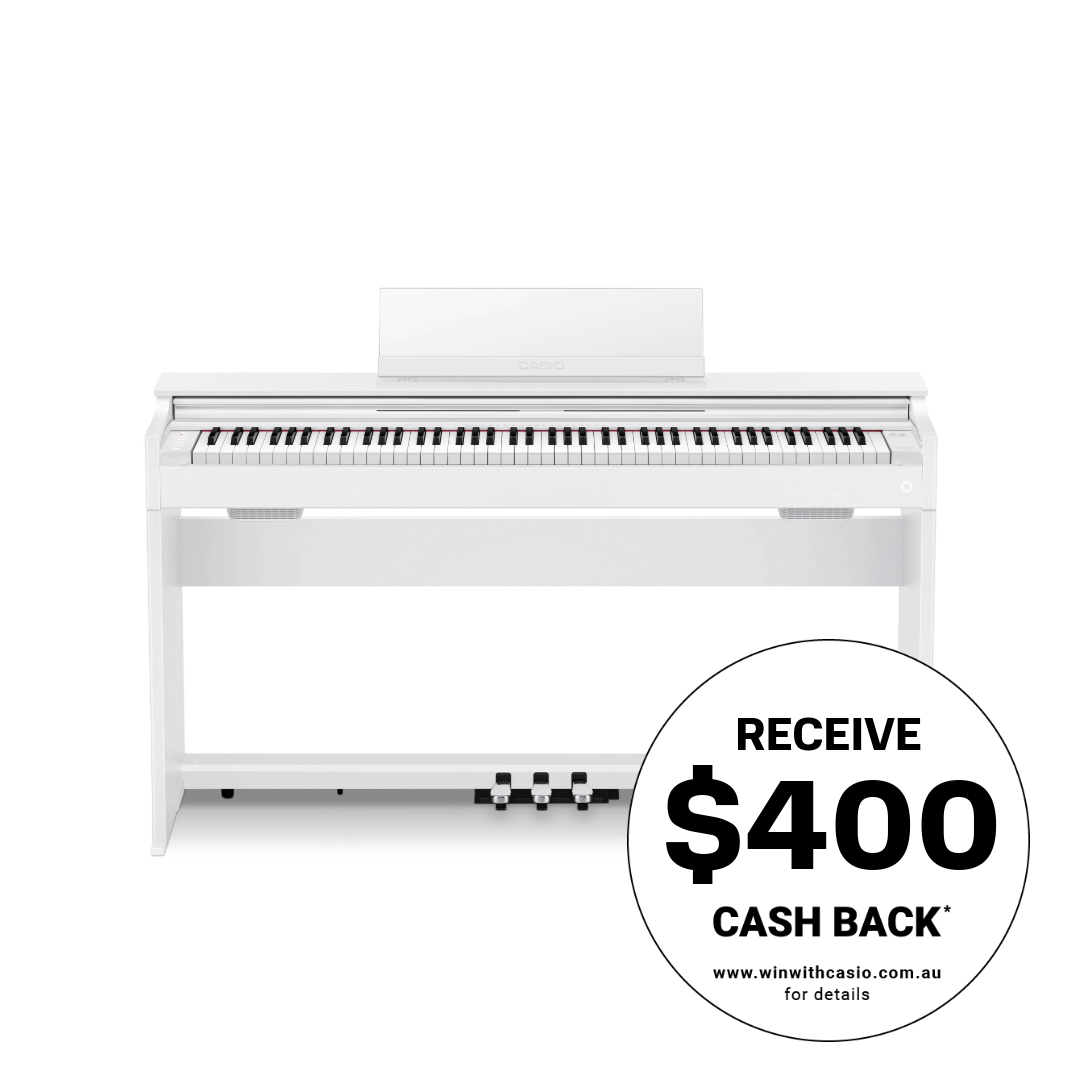 Casio APS200WE 88 Key Digital Piano White
