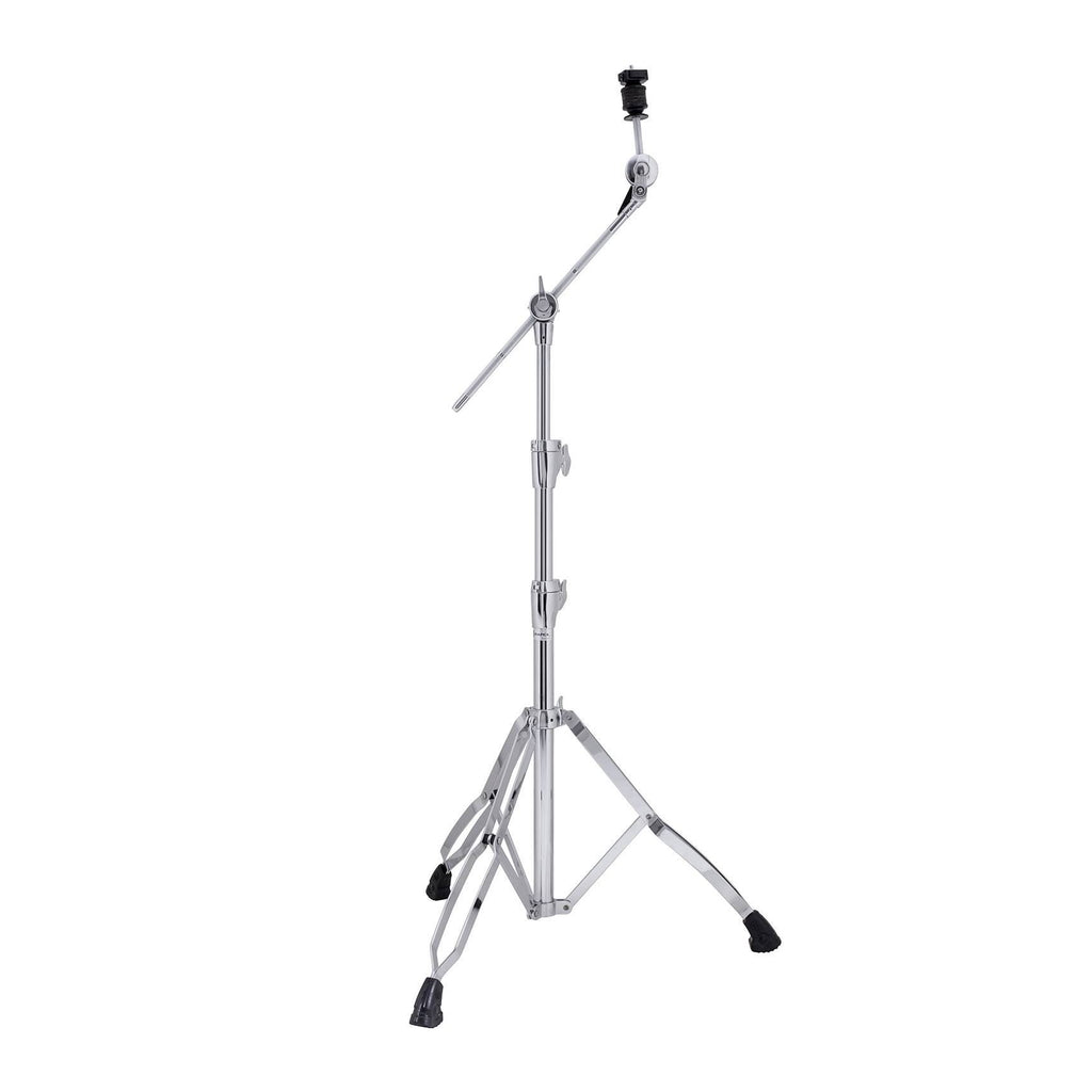 Mapex B800 Series drum boom stand with adjustable arms and sturdy metal construction for professional drum setup.