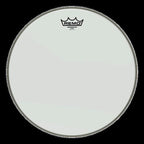 Remo Ambassador clear 15-inch drumhead for drum kits, featuring a durable, transparent design for versatile percussion sound.