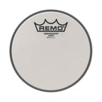 Remo Ambassador Suede 12-inch drumhead with textured surface and logo, ideal for versatile drumming styles.