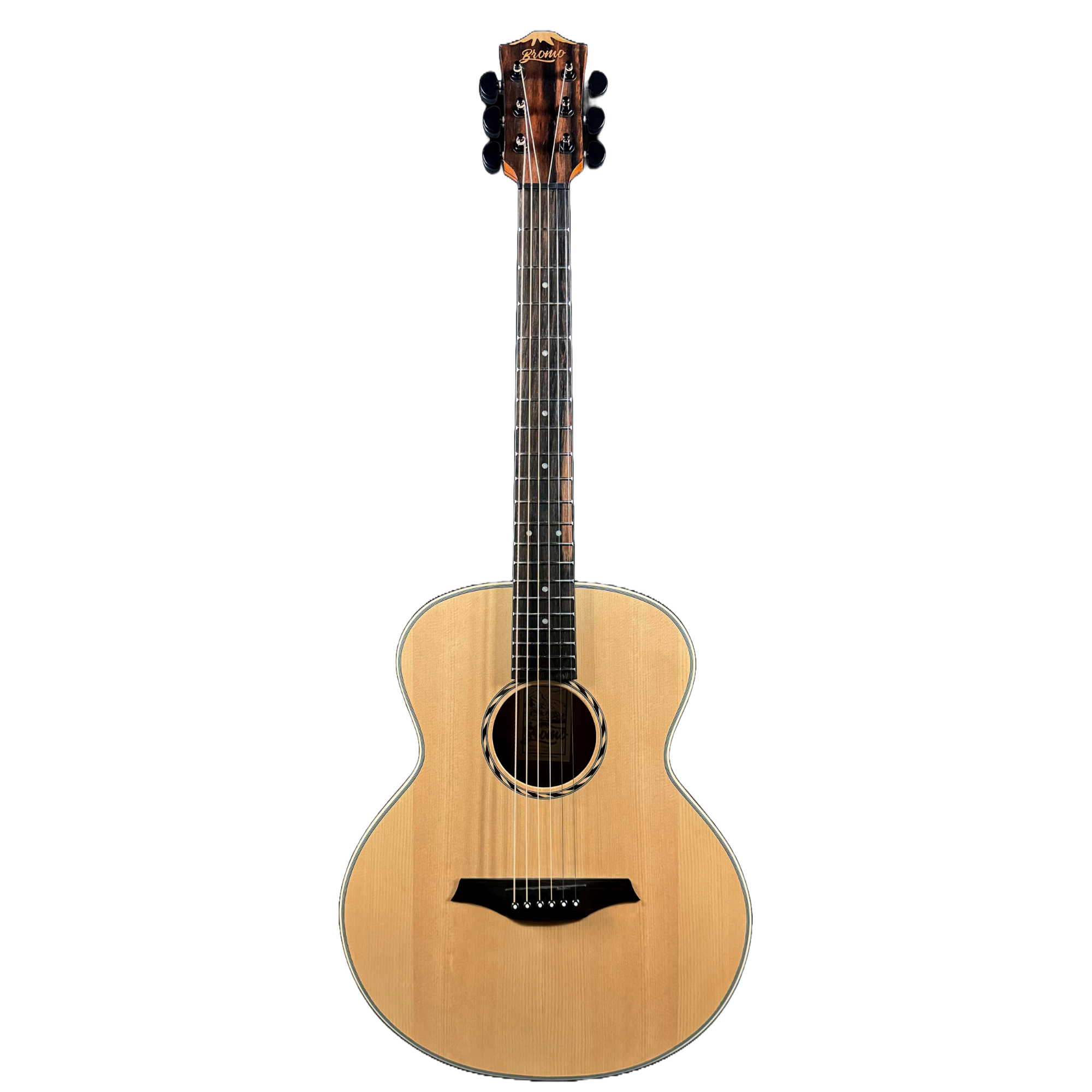 Bromo Guitar BAA8S Appalacian Solid Top Mini Jumbo Acoustic Guitar
