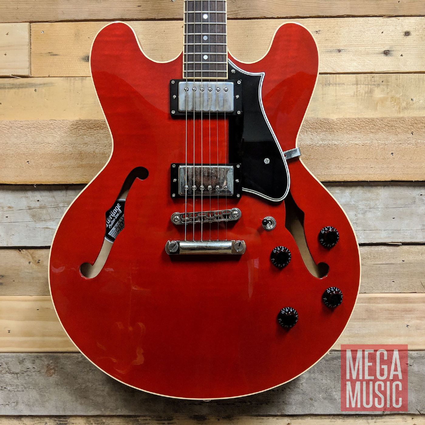 Heritage Standard H-535 Semi-Hollow Electric Guitar - Trans Cherry (H535)