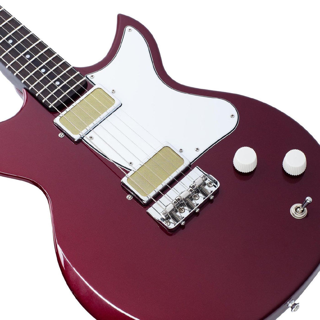 Harmony Rebel Electric Guitar in Burgundy