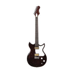 Harmony Standard Series Rebel Electric Guitar with Flame Maple Top in Transparent Black