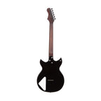 Harmony Standard Series Rebel Electric Guitar with Flame Maple Top in Transparent Black
