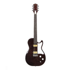 Harmony Standard Series Jupiter Electric Guitar with Flame Maple Top in Transparent Black
