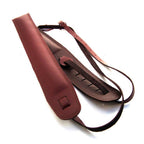 DSL Straps Bluegrass Series Leather Banjo Strap 2.5in - Maroon/Brown