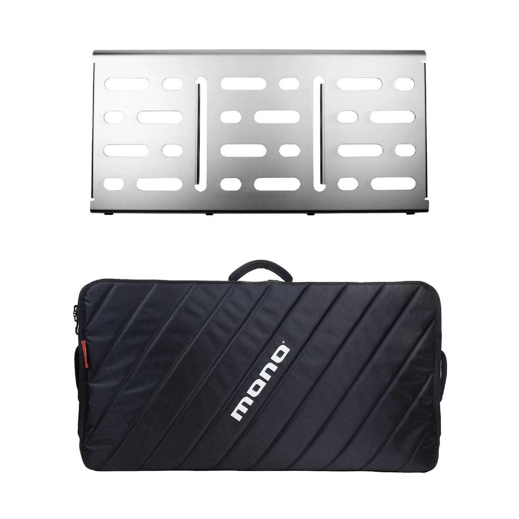 Mono PFX Pedalboard Large Silver & Pro 2.0 Pedalboard Case