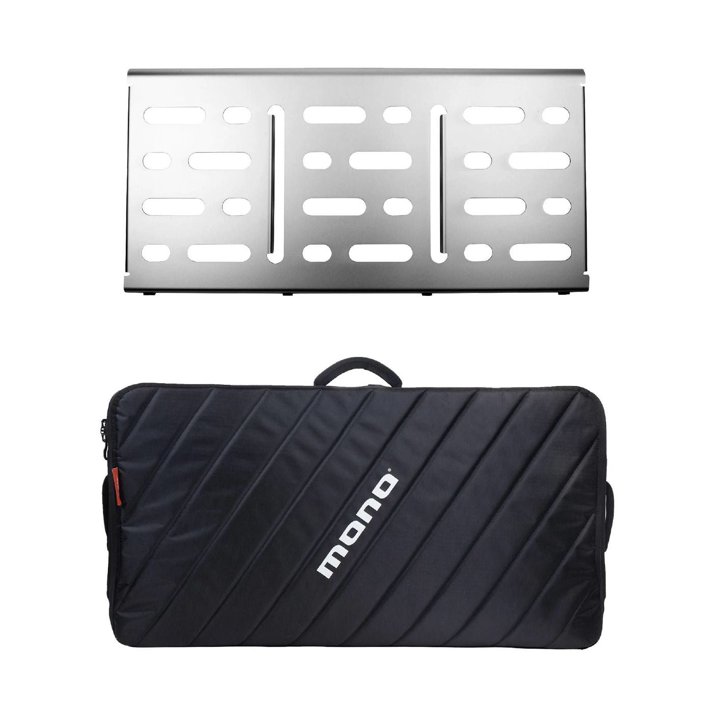 Mono PFX Pedalboard Large Silver & Pro 2.0 Pedalboard Case