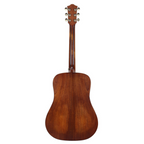 Bromo Guitar BAR1H Rocky Mountain all-solid dreadnought acoustic guitar with natural wood finish and six steel strings.